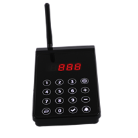 Reloj inalámbrico Sistema de buscapersonas Reloj con teclado Sistema de llamadas de camarero Chef Llamada Camarero para restaurante Hookah Cofe Shop