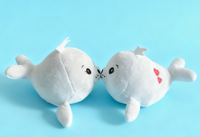Animaux marins en peluche mignons personnalisés, requins, phoques, baleines, poupées, jouets en peluche apaisants pour enfants, cadeaux d'anniversaire