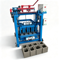 Machine à briques tout-terrain pour sol boueux, à commande manuelle, pour zones isolées