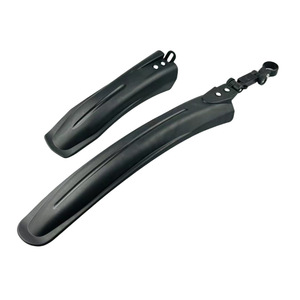 บังโคลนจักรยานเสือภูเขาพลาสติกสีดำ รุ่น QT-0036524 ทนทาน ถอดประกอบง่าย สำหรับอุปกรณ์เสริมจักรยาน - Product Image 1