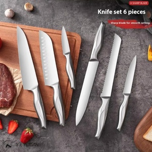 Ensemble de couteaux de cuisine de qualité supérieure, couteau de chef, couteau utilitaire, couteau à éplucher les fruits, ensemble de couteaux de chef en acier inoxydable - Product Image 3
