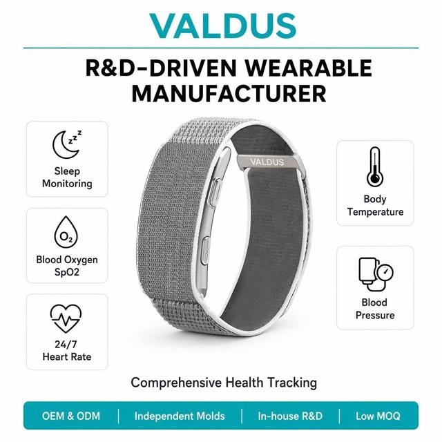 VALDUS ODM OEM VITRO Screenless Health Activity Smart Band Fitness Tracker Band Bracelet Heart Rate Tracker Wristband Bracelet