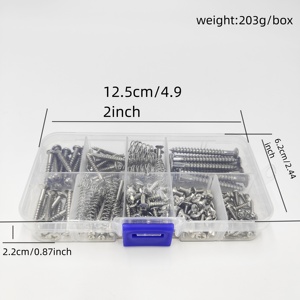 ชุดสกรูสปริงกีตาร์หลากหลายขนาด 3 สีคลาสสิก อุปกรณ์ซ่อมกีตาร์ระดับมืออาชีพ - Product Image 2