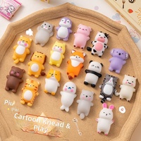 Jouets animaux mignons et moelleux, best-sellers TikTok, super adorables, anti-stress, vente en gros, jouets à presser