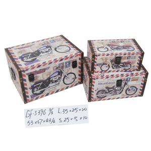 Chalkboard Vinyl Record Storage Crate Wood Box