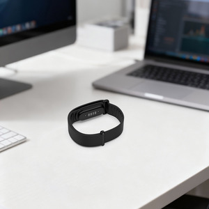 Bracelet de montre en silicone avec boucle métallique pour Google Fitbit Air, souple, flexible, sportif, bracelet de remplacement réglable - Product Image 4
