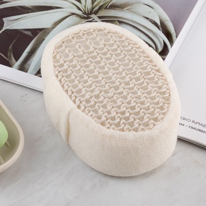 Éponge de bain douce en <span class=keywords><strong>sisal</strong></span> et chanvre avec savon, éponge exfoliante en fibre naturelle pour le dos, outil de douche - Product Image 2