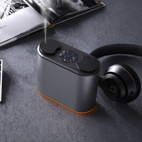 Nouvelle Mode Mini USB Puissance Diffuseur d'Huiles Essentielles Durable Double Buse Nébuliseur Corps en Alliage d'Aluminium Sans Eau pour Maison Hôtels