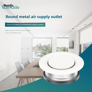 Serie Norade Fresh Air, Combinación de Acero Inoxidable con 100 Salidas de Aire para Transporte por Tuberías, Decoración del Hogar, Edificios de Oficinas - Product Image 4