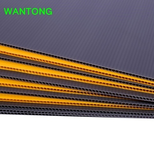 3mm 4mm Black <strong>Corrugated</strong> Colored <strong>Plastic</strong> <strong>cardboard</strong> PP Sheets <strong>4x8</strong> - Product Image 2