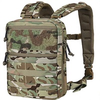 Sac d'hydratation tactique KRYDEX en nylon Molle 1,5 L - Sac à eau léger - Sac à dos Molle pour la randonnée - STOCK US
