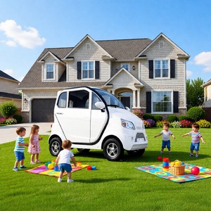 Electric Car Leo 4 Seats 101-200Km Range LED Headlight Fast <b>Charge</b> <b>3</b>-5H - Product Image 1