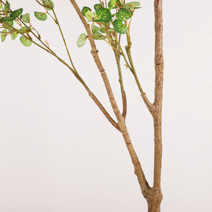 Arbre artificiel de begonnie Qihao, plante décorative d'intérieur en pot à feuilles de soie, haute simulation, style nordique, cadeau de déménagement - Product Image 3