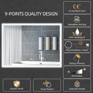 Espejo de Maquillaje Profesional de Alta Calidad con Luces para Mesa de Cosméticos, Espejo de Vanidad Inteligente con Luz Regulable de 3 Colores - Product Image 3