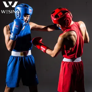 Wesing Custom Made Boxing Competition Uniforms 2 Piece Martial Arts Wear Men'S Custom Boxing Uniform