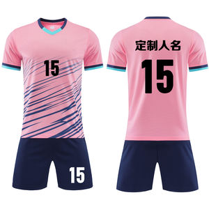 Ensemble d'uniformes de football unisexe personnalisé, respirant, en polyester, maillot, short, chaussettes, séchage rapide, élastique, style <span class=keywords><strong>NBA</strong></span>, design réversible, 100% - Product Image 6