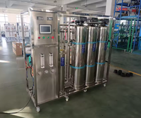 Purificateur d'eau industriel 1000 LPH, système d'osmose inverse en deux étapes, équipement d'eau ultra-pure EDI, machine à eau pure