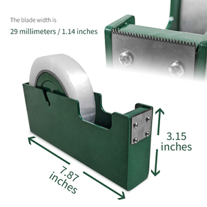 Dispensador de Cinta de Acero Kraft JH-Mech, Estable y Duradero, Fácil de Usar Manualmente, para Cintas de hasta 2 Pulgadas de Diámetro y 0.9 Pulgadas de Ancho - Product Image 3
