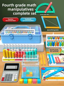ชุดอุปกรณ์<span class=keywords><strong>คณิตศาสตร์</strong></span>ครบชุด ชั้นประถ<span class=keywords><strong>ม</strong></span>ศึกษาปีที่ <span class=keywords><strong>4</strong></span> เล่มที่ 1 ประกอบด้วยเครื่องคิดเลข ลูกบาศก์สังเกตการณ์ แบบจำลองคณิตศึกษาทศนิย<span class=keywords><strong>ม</strong></span> และค่าทศนิยม - Product Image 1