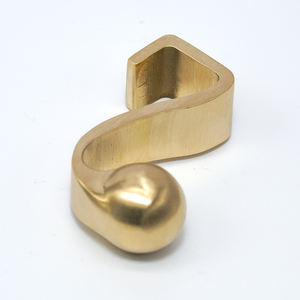 Crochet en laiton H59-1, finition brossée et polie, moulage de précision + usinage - Product Image 2