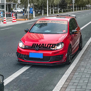 Grille de protection de phare antibrouillard avant en nid d'abeille pour VW Golf MK6 GTI GTD 2008-2013, accessoires de carrosserie - Product Image 4