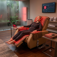 Tapis de luminothérapie portable Rlab 660nm 850nm à lumière rouge pour la bien-être à domicile