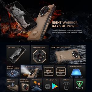 Ulefone Armor X16 <span class=keywords><strong>Pro</strong></span> 5G โทรศัพท์มือถือสุดแกร่งพร้อมระบบมองเห็นในเวลากลางคืน 8GB+256GB สีทราย - Product Image 5