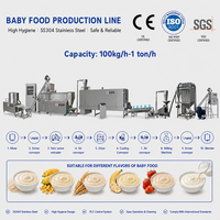 Ligne de production de céréales pour bébés de grande capacité, machine de fabrication de poudre nutritionnelle, usine de production de porridge instantané entièrement automatique