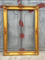 Cadre de peinture en bois vintage européen fait main, personnalisé, créatif, avec bordure de 4 cm, écologique, pour la décoration d'hôtel - Vente en gros usine