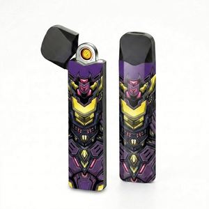 Slim Flameless Creative Metal Electric USB Rechargeable Cigarette <b>Lighter</b> <b>Windproof</b> Plasma Arc with Custom Logo for Gifts - Product Image 3