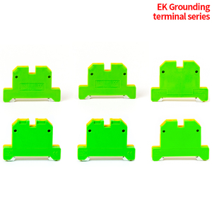 Terminal de Tierra Bicolor Amarillo-Verde <span class=keywords><strong>SAK</strong></span> EK2.5/35, Bloque de Terminales para Riel SAK2.5JD 2.5mm² - Product Image 1