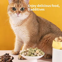 Friandises lyophilisées pour animaux de compagnie aux 7 saveurs, adaptées aux chiens et aux chats, renforce l'immunité, aide à éliminer les boules de poils, universel pour chats et chiens