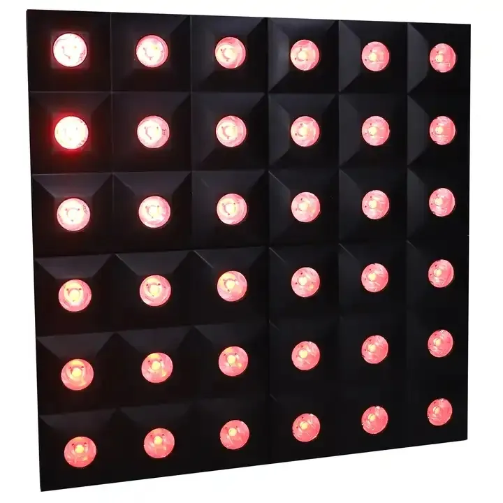 Luz de palco RGB 3in1 LEDs 36pcs 3w LED Matrix & Luz Blinder DA FASE DJ BAR