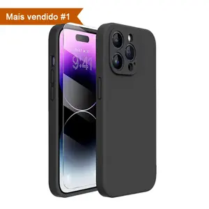 For iPhone 15 Pro Max Phone Case Shockproof Liquid Silicone Case iPhone Cover carcasa de iphone 15 Case