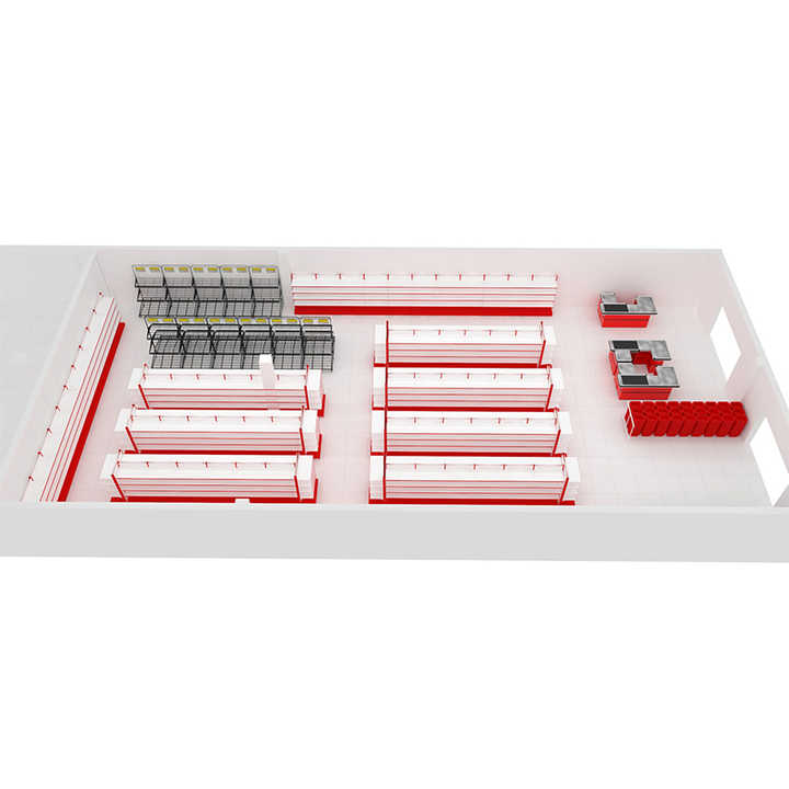Retail Store Layout CAD Design - Display Rack Manufacturer