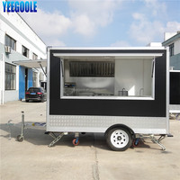 Gerobak Jualan Makanan untuk Dijual Trailer Restoran Mobile Trailer Jajanan Cepat Gerobak Jajanan Cepat Truk Jualan Makanan CE