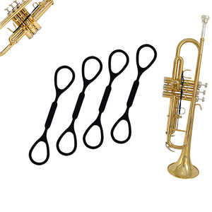 Cornet Copper Mouthpiece Guard With Slip Resistant Strap And Protective Cover For <b>Musical</b> <b>Instrument</b> Accessories - Product Image 4