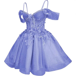 Off The Shoulder Green Evening Dress With Floral Embroidery And Sheer Layer Long Skirt Princess Style For Party - Product Image 2