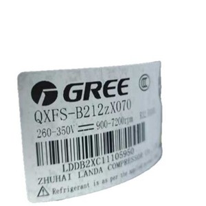 Compresseur de climatiseur à onduleur Gree Qxfs B212zx070 pour remplacement et réparation - Product Image 3