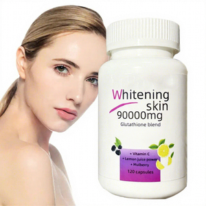 Cápsulas Blanqueadoras con Mezcla de Glutatión 90000mg, Suplemento para Aclarar la Piel, Suplemento Blanqueador con Antioxidante Antienvejecimiento - Product Image 2