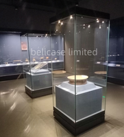 Benutzer definierte High-End-Museum Vitrine Ausstellungs stand Panorama Glas Museum Vitrine