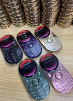 Teléfono Móvil I15 Mini Oval 2G con Doble SIM GSM, Pantalla de 1.39 Pulgadas, Marcación Rápida, Voz Mágica, Lista Negra, Radio FM, Sonido Potente, Portátil