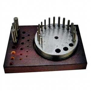 Jeu de jauges de perçage pour bijoux en acier inoxydable, forme ronde, pour des tests de précision - Product Image 1