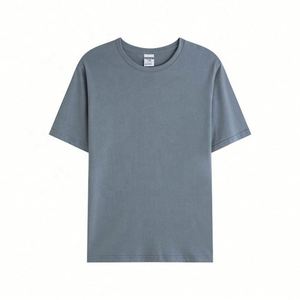 T-shirt pour homme à manches courtes, 100% coton biologique, tee-shirt uni, ourlet simple, col rond, t-shirt pour homme - Product Image 4