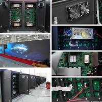 Layar LED Luar Ruangan P8 960x960mm Sudut Pandang Lebar Tahan Air IP65 Profesional Perawatan Ganda Berkinerja Tinggi