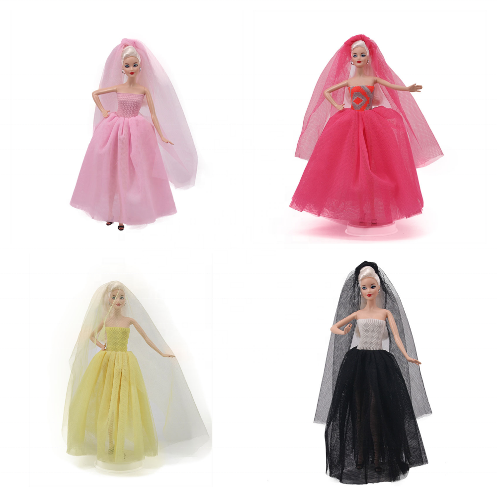 strapless open back dress BARBIE DREAMTOPIA PINK HAIR – jaZams main image 0