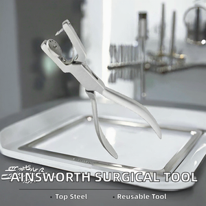 Pinza Perforadora de Goma para Ortodoncia de Acero Inoxidable de Alta Calidad, Instrumentos Quirúrgicos Dentales Manuales Clase II - Product Image 2