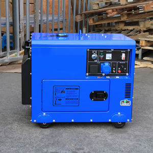 가정용 소형 자동 10KW 저소음 디젤 발전기 220V/6/8KW 삼상 380V 전기 시동 1500rpm 속도 ATS 480V - Product Image 1