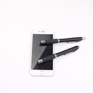 Bolígrafo de Plástico Negro con Logotipo Personalizado al por Mayor, con Punta Táctil y Ancho de Escritura de 1.0 mm - Product Image 3