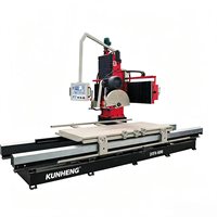 Máquina de Perfilado de Piedra CNC de un Solo Brazo Kunheng DTFX-600 para Corte de Formas Especiales en Granito, Mármol y Balaustres